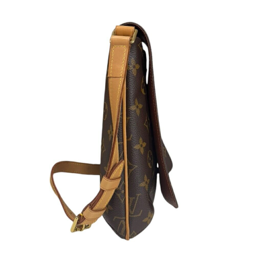 LOUIS VUITTON Authentic Brown Monogram Canvas Shoulder Bag - Picture 4 of 8